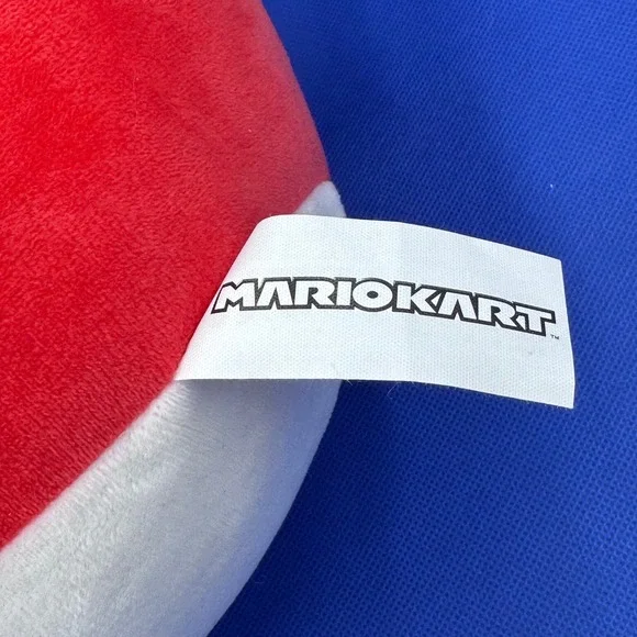 Nintendo Mario Kart Cheep Cheep Plush Red Flying Fish Stuffed Toy 2024 Official - Picture 4 of 6